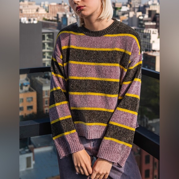 Volcom Soft BUBBLE TEA SWEATER - ESPRESSO Size XS - Picture 4 of 8